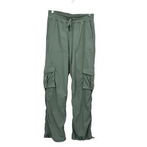 Lululemon Dance Studio Cargo Pant SZ S Women's Grey Eucalyptus Relaxed Fit Full